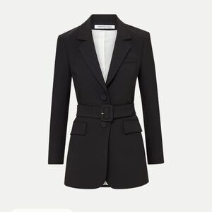 NWT Veronica Beard Belted Black Dickie Blazer - size 12